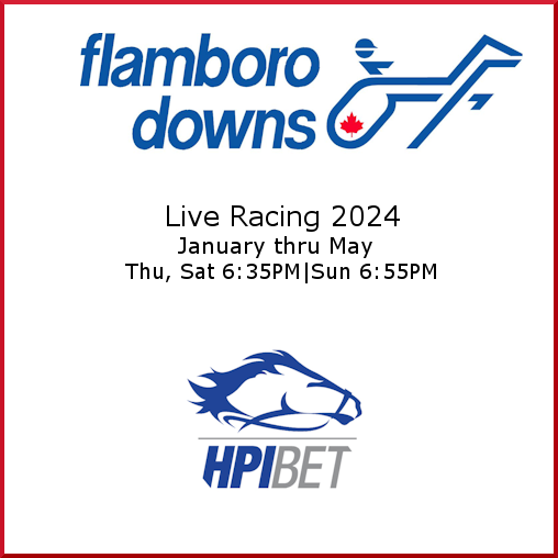 Live Racing Jan thru May 2024; Thu, Sat 6:35PM, Sunday 6:55PM